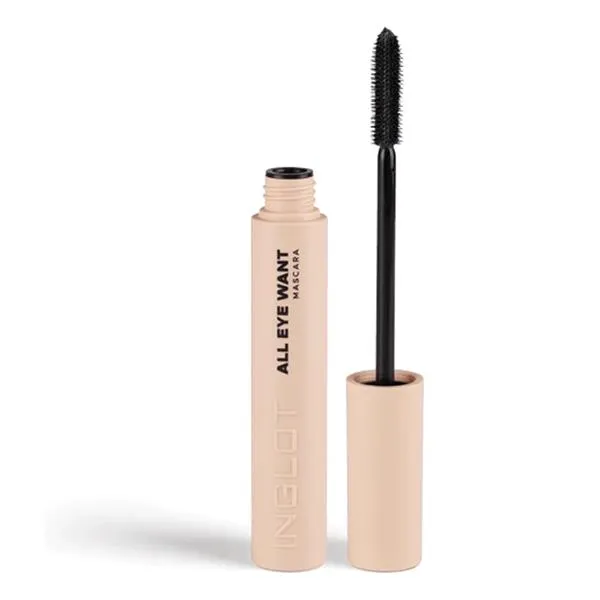 I N G L O T <br> ALL EYE WANT מסקרה עמידה במים והארכה מקסימלי