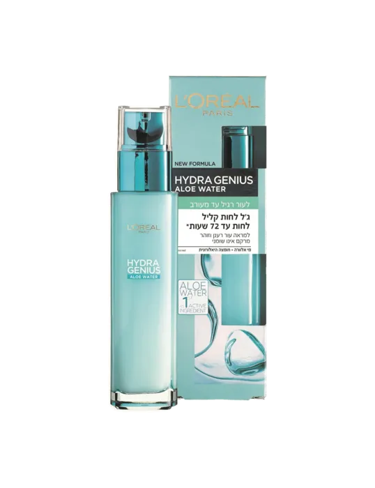 L' O R E A L - HYDRE GENIUS <br> ג'ל לחות קליל עד 72 שעות