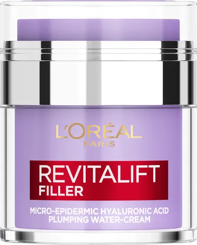 L' O R E A L - REVITALIFT FILER <br> קרם ג'ל להשבת נפח חומצה היאלורונית 50מ"ל