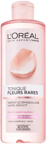 L' O R E A L - FINE FLOWERS TONER <br> מי פנים עם תמציות פרחים עדינים 400מ"ל