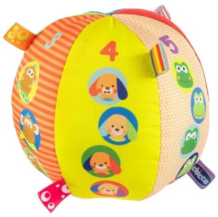 CHICO - MUSICAL BALL <br> כדור פעילות רך מוזיקאלי מנגן עם תגיות