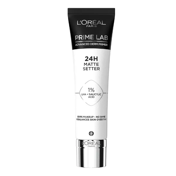 LOREAL 24H MATTE SRTTER PRIMER LAB <br> לוריאל LAB פריימר מנטרל ברק עד 24 שעות