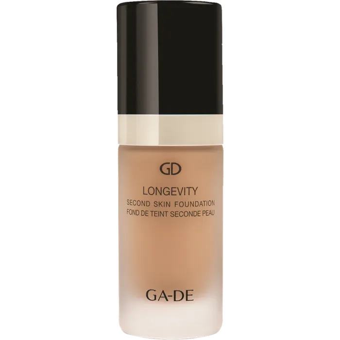 GADE LONGEVITY SECOND SKIN FOUNDATION 118 BUFF BEIGE <br> גייד מייק אפ עמיד במרקם טבעי של עור שני 118
