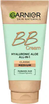 G A R N I E R - BB CREAM <br> קרם לחות BB בתוספת גוון הכל ב-1 גוון MEDIUM 50מ"ל