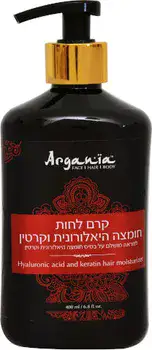 ARGANIA <br> קרם לחות חומצה היאלורונית וקרטין ללא מלחים