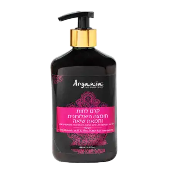 ARGANIA <br> קרם לחות חומצה היאלורונית וחמאת שיאה ללא מלחים