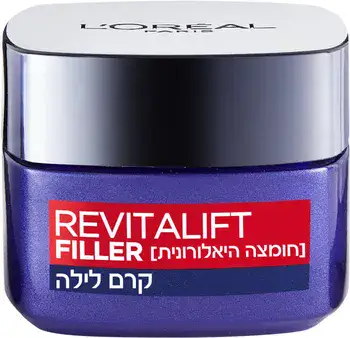 L' O R E A L - REVITALIFT FILLER <br> קרם אנטי-אייג'ינג ללילה 50מ"ל