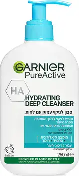G A R N I E R - HYDRATING DEEP CLEANSER <br> סבון לניקוי עמוק עם לחות 250מ"ל