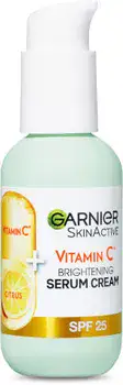 G A R N I E R - VITAMIN C <br> קרם לחות לפנים עם סרום ויטמין C + SPF25