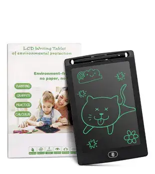 שולחן כתיבה 12 אינץ - שחור <br> חבר לסביבה בלי נייר, ללא גיר