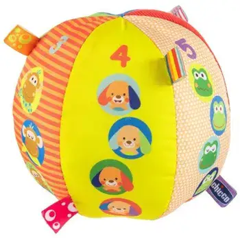 CHICO - MUSICAL BALL <br> כדור פעילות רך מוזיקאלי מנגן עם תגיות