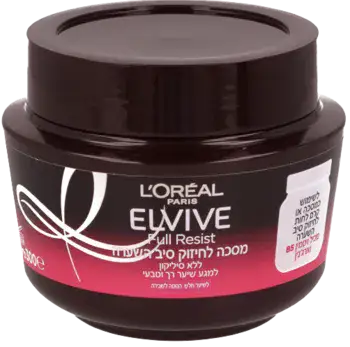 ELVIVE - FULL RESIST <br> מסכה לחיזוק סיב השערה לשיער חלש הנוטה לשבירה