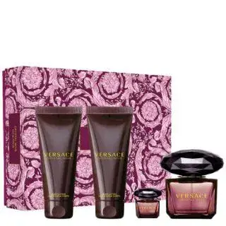 מארז בישום VERSACE CRYSTAL NOIR <br> א.ד.פ לאשה 90מ"ל