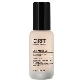 KORFF 24H MOISTURIZING FOUNDATION NUDE EFFECT 01 <br> קורף מייק אפ לחות 24 שעות 01