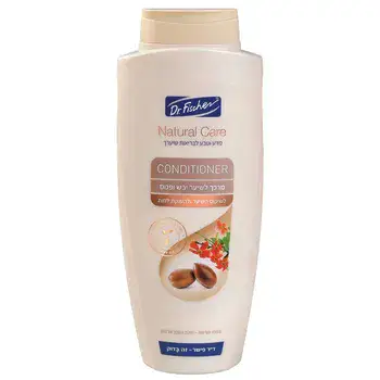 Dr.FISCHER - NATURAL CARE מרכך לשיער יבש ופגום <br> חינה ושמן ארגן